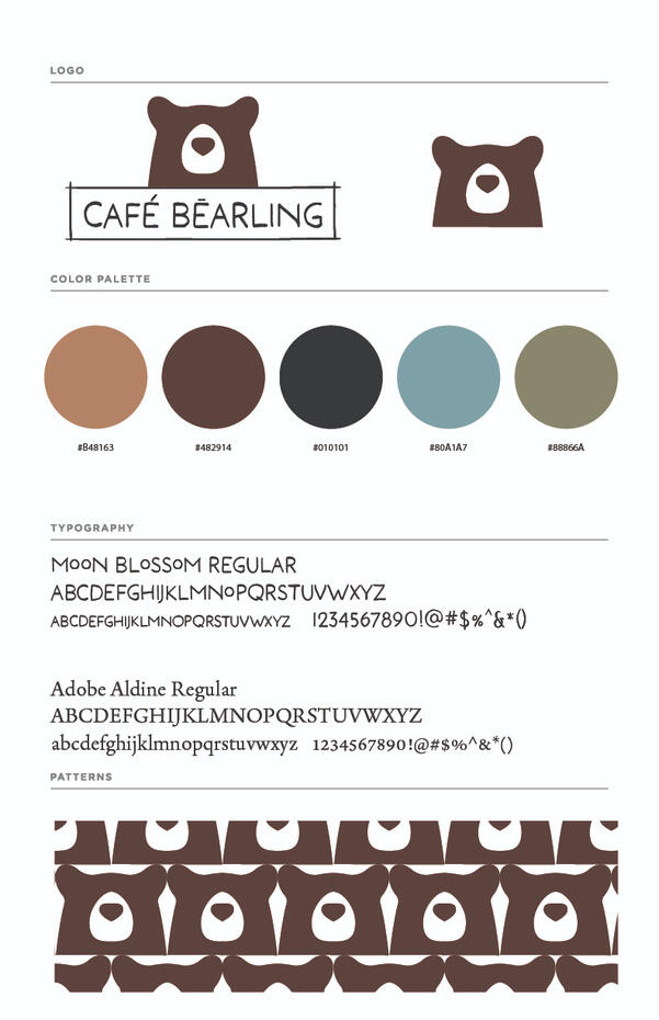 Cafe Bearling - Style Guide
